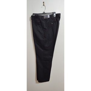 Marc Anthony Black Pin Stripe Slim Fit Pants 38x30